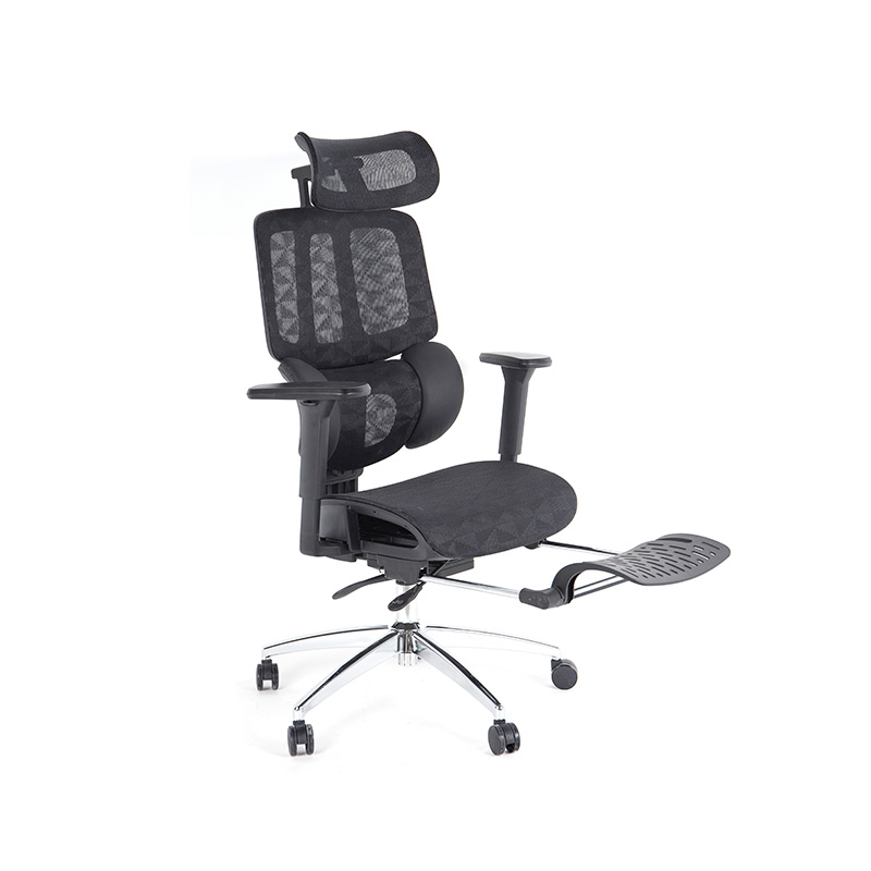 Silla de oficina ergonómica con reposabrazos 3D y soporte lumbar dinámico