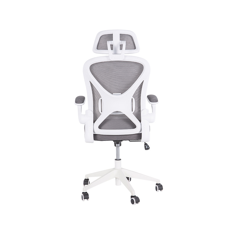 Silla de oficina de malla ajustable con respaldo alto para oficina con soporte lumbar