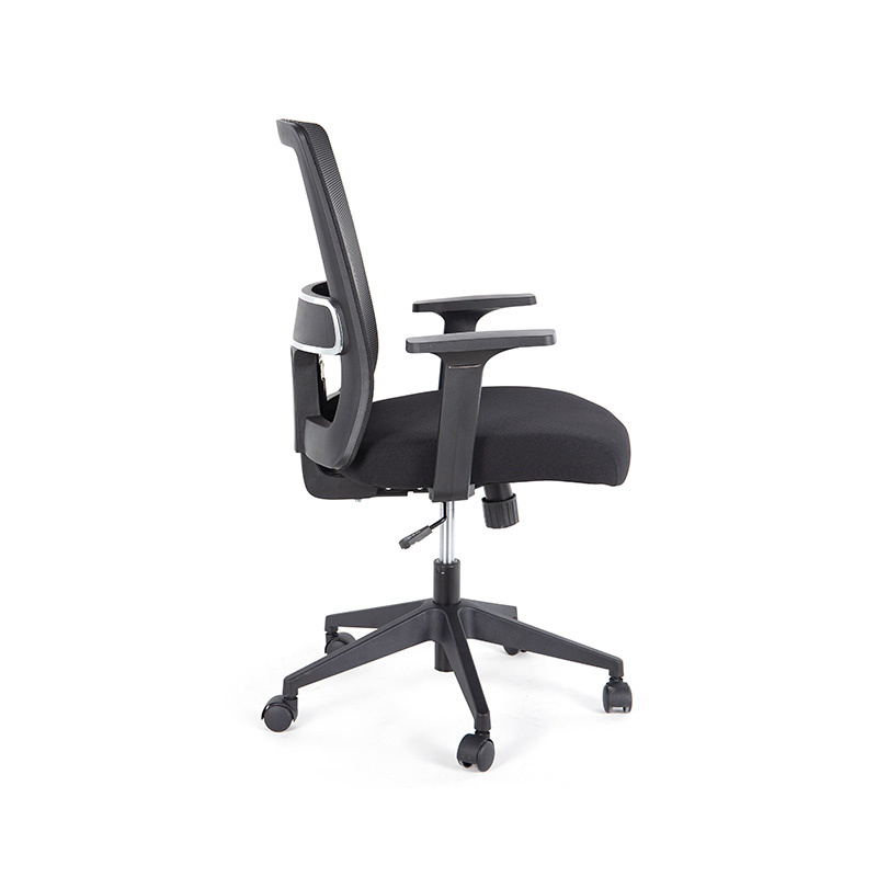 Silla de oficina de malla ajustable con respaldo alto para oficina con soporte lumbar