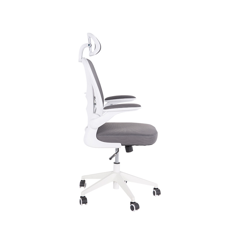 Silla de oficina de malla ajustable con respaldo alto para oficina con soporte lumbar