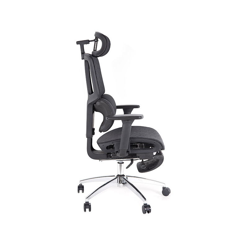 Silla de oficina ergonómica con reposabrazos 3D y soporte lumbar dinámico