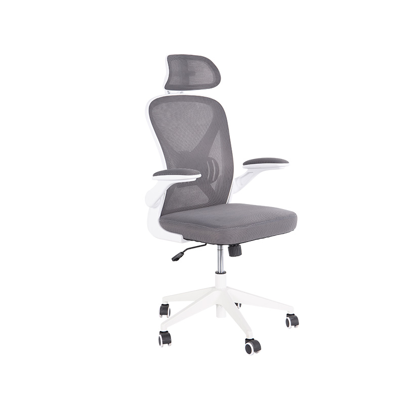 Silla de oficina de malla ajustable con respaldo alto para oficina con soporte lumbar