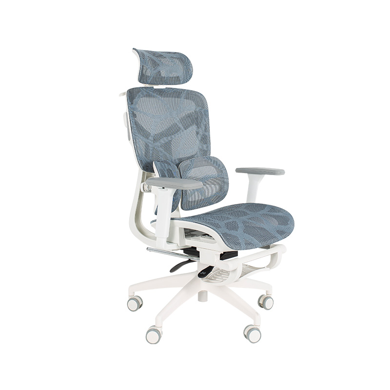 Silla de oficina ergonómica con reposabrazos 3D y soporte lumbar dinámico