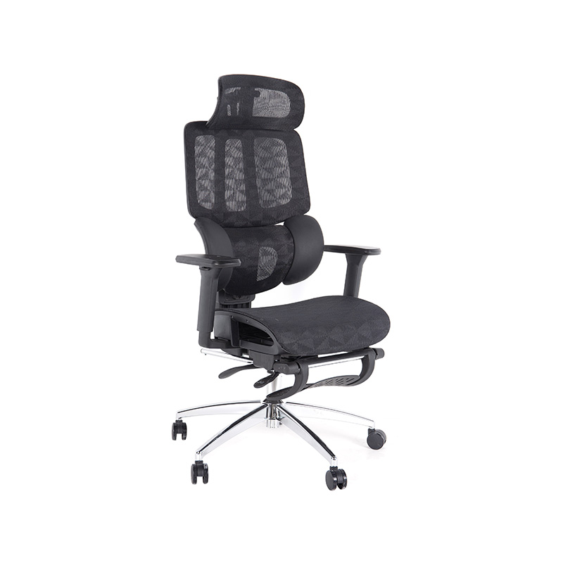 Silla de oficina ergonómica con reposabrazos 3D y soporte lumbar dinámico