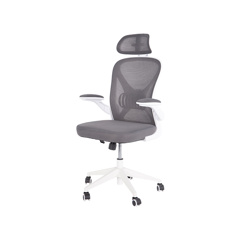 Silla de oficina de malla ajustable con respaldo alto para oficina con soporte lumbar